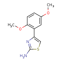 4-(2,5-dimethoxyphenyl)-1,3-thiazol-2-amine