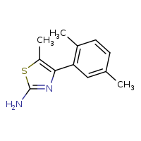 4-(2,5-dimethylphenyl)-5-methyl-1,3-thiazol-2-amine
