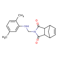 4-{[(2,5-dimethylphenyl)amino]methyl}-4-azatricyclo[5.2.1.0²,?]dec-8-ene-3,5-dione