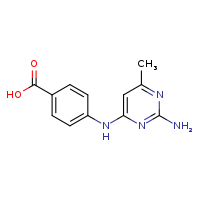 4-[(2-amino-6-methylpyrimidin-4-yl)amino]benzoic acid
