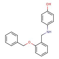4-({[2-(benzyloxy)phenyl]methyl}amino)phenol