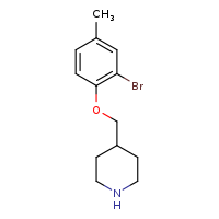 4-(2-bromo-4-methylphenoxymethyl)piperidine