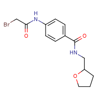 4-(2-bromoacetamido)-N-(oxolan-2-ylmethyl)benzamide