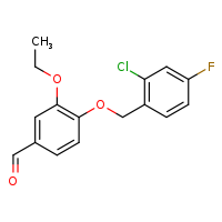 4-[(2-chloro-4-fluorophenyl)methoxy]-3-ethoxybenzaldehyde