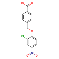 4-(2-chloro-4-nitrophenoxymethyl)benzoic acid