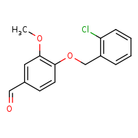 4-[(2-chlorophenyl)methoxy]-3-methoxybenzaldehyde