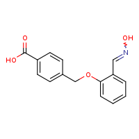 4-{2-[(E)-(hydroxyimino)methyl]phenoxymethyl}benzoic acid