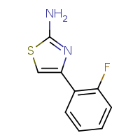 4-(2-fluorophenyl)-1,3-thiazol-2-amine