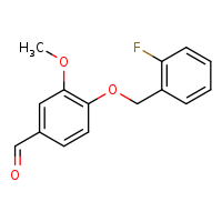 4-[(2-fluorophenyl)methoxy]-3-methoxybenzaldehyde