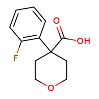 4-(2-fluorophenyl)oxane-4-carboxylic acid