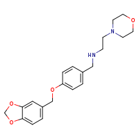 {[4-(2H-1,3-benzodioxol-5-ylmethoxy)phenyl]methyl}[2-(morpholin-4-yl)ethyl]amine