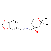 4-{[(2H-1,3-benzodioxol-5-ylmethyl)amino]methyl}-2,2-dimethyloxan-4-ol