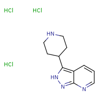 4-{2H-pyrazolo[3,4-b]pyridin-3-yl}piperidine trihydrochloride