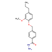 4-(2-methoxy-4-propylphenoxymethyl)benzohydrazide
