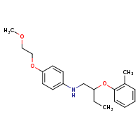 4-(2-methoxyethoxy)-N-[2-(2-methylphenoxy)butyl]aniline