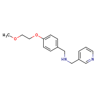 {[4-(2-methoxyethoxy)phenyl]methyl}(pyridin-3-ylmethyl)amine