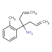 4-(2-methylphenyl)hepta-1,6-dien-4-amine