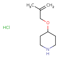 4-[(2-methylprop-2-en-1-yl)oxy]piperidine hydrochloride