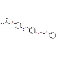 4-(2-methylpropoxy)-N-{[4-(2-phenoxyethoxy)phenyl]methyl}aniline