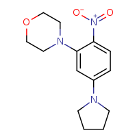 4-[2-nitro-5-(pyrrolidin-1-yl)phenyl]morpholine