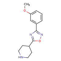 4-[3-(3-methoxyphenyl)-1,2,4-oxadiazol-5-yl]piperidine
