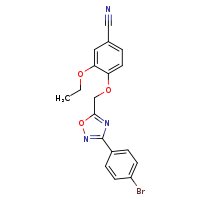 4-{[3-(4-bromophenyl)-1,2,4-oxadiazol-5-yl]methoxy}-3-ethoxybenzonitrile