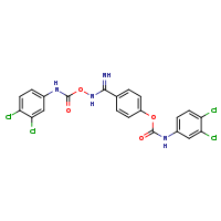 (4-{[(3,4-dichlorophenyl)carbamoyl]oxy}phenyl)methanimidamido N-(3,4-dichlorophenyl)carbamate