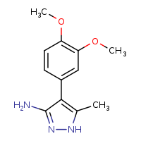 4-(3,4-dimethoxyphenyl)-5-methyl-1H-pyrazol-3-amine