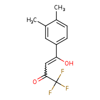 4-(3,4-dimethylphenyl)-1,1,1-trifluoro-4-hydroxybut-3-en-2-one