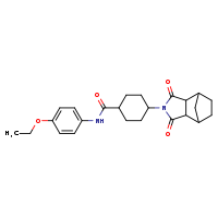 4-{3,5-dioxo-4-azatricyclo[5.2.1.0²,?]decan-4-yl}-N-(4-ethoxyphenyl)cyclohexane-1-carboxamide