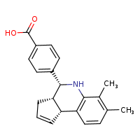 4-[(3aS,4R,9bR)-6,7-dimethyl-3H,3aH,4H,5H,9bH-cyclopenta[c]quinolin-4-yl]benzoic acid
