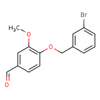 4-[(3-bromophenyl)methoxy]-3-methoxybenzaldehyde