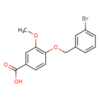 4-[(3-bromophenyl)methoxy]-3-methoxybenzoic acid