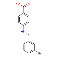 4-{[(3-bromophenyl)methyl]amino}benzoic acid