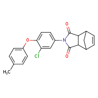 4-[3-chloro-4-(4-methylphenoxy)phenyl]-4-azatricyclo[5.2.1.0²,?]dec-8-ene-3,5-dione