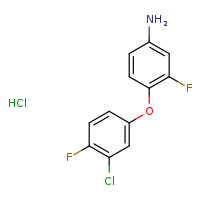 4-(3-chloro-4-fluorophenoxy)-3-fluoroaniline hydrochloride