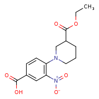 4-[3-(ethoxycarbonyl)piperidin-1-yl]-3-nitrobenzoic acid