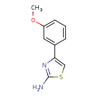 4-(3-methoxyphenyl)-1,3-thiazol-2-amine