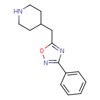 4-[(3-phenyl-1,2,4-oxadiazol-5-yl)methyl]piperidine