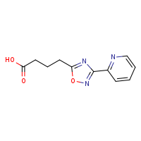 4-[3-(pyridin-2-yl)-1,2,4-oxadiazol-5-yl]butanoic acid