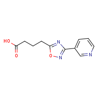 4-[3-(pyridin-3-yl)-1,2,4-oxadiazol-5-yl]butanoic acid