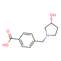 4-{[(3R)-3-hydroxypyrrolidin-1-yl]methyl}benzoic acid