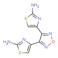 4-[4-(2-amino-1,3-thiazol-4-yl)-1,2,5-oxadiazol-3-yl]-1,3-thiazol-2-amine