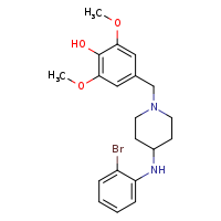 4-({4-[(2-bromophenyl)amino]piperidin-1-yl}methyl)-2,6-dimethoxyphenol