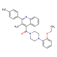 4-[4-(2-ethoxyphenyl)piperazine-1-carbonyl]-3-methyl-2-(4-methylphenyl)quinoline
