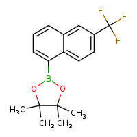 4,4,5,5-tetramethyl-2-[6-(trifluoromethyl)naphthalen-1-yl]-1,3,2-dioxaborolane