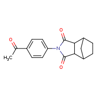 4-(4-acetylphenyl)-4-azatricyclo[5.2.1.0²,?]decane-3,5-dione