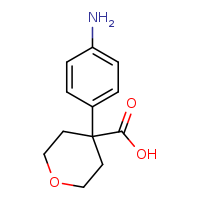 4-(4-aminophenyl)oxane-4-carboxylic acid