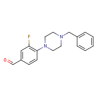 4-(4-benzylpiperazin-1-yl)-3-fluorobenzaldehyde