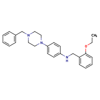 4-(4-benzylpiperazin-1-yl)-N-[(2-ethoxyphenyl)methyl]aniline